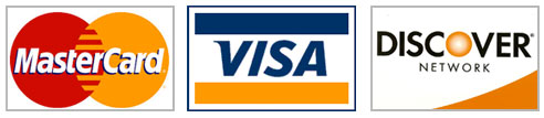 Mastercard, Visa, Discover